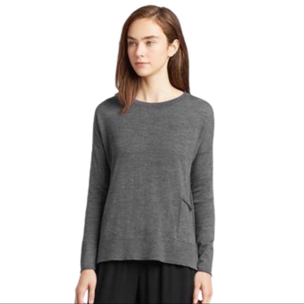 Eileen Fisher roundneck ultra fine merino